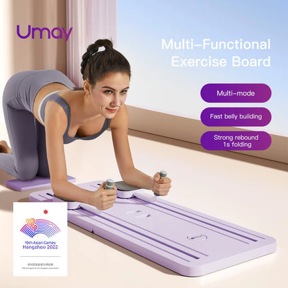 Umay Multifunctional Ab Exercise Board, Home Pilates Reformer for Abdominal and Core Strength Training